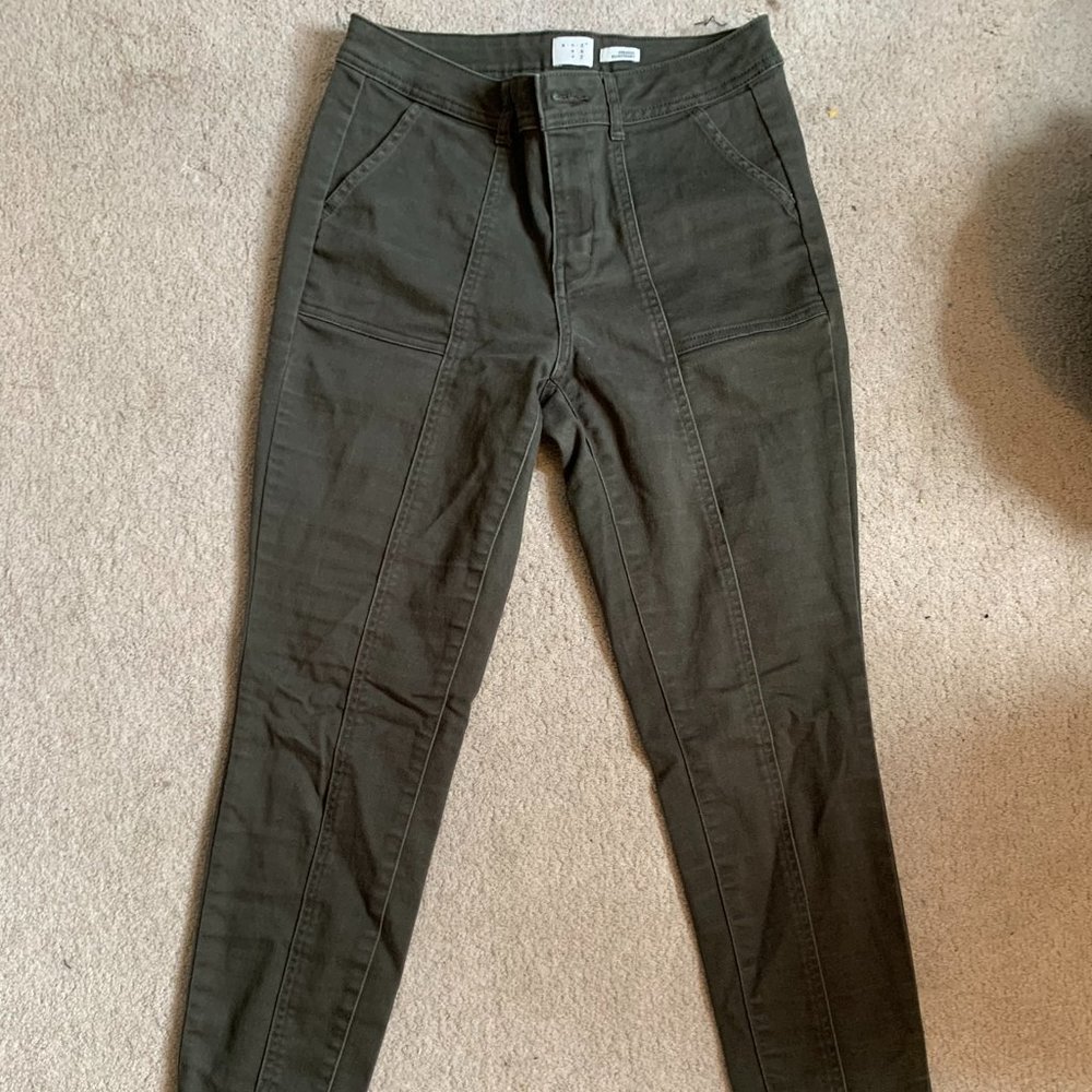 A New Day (Target) green high rise skinny pants size 6